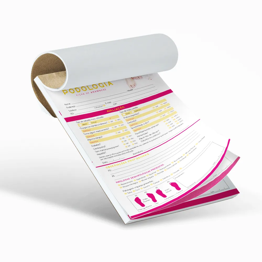 Bloco Anamnese Podologia