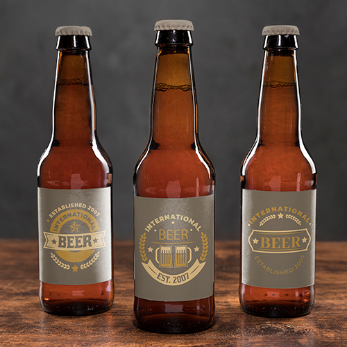 Rótulo para Cerveja Artesanal Retangular