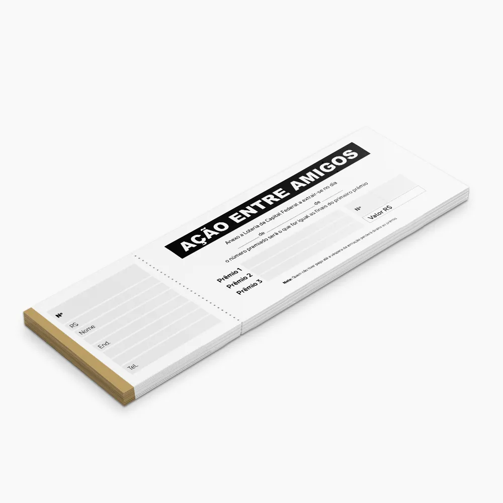 Talão Ação Entre Amigos