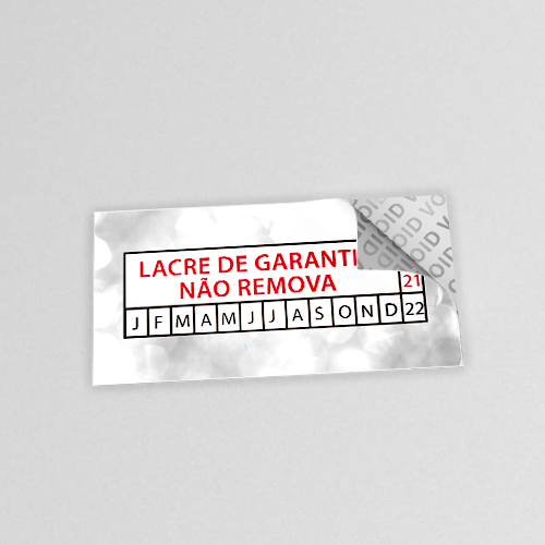 Etiqueta Lacre de Garantia VOID