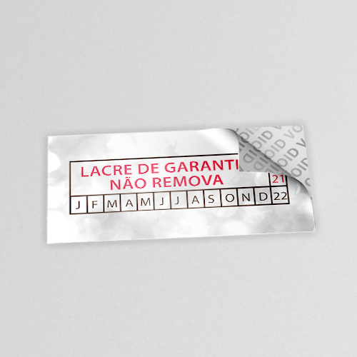Etiqueta Lacre de Garantia VOID