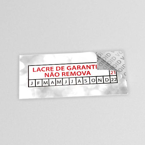 Etiqueta Lacre de Garantia VOID