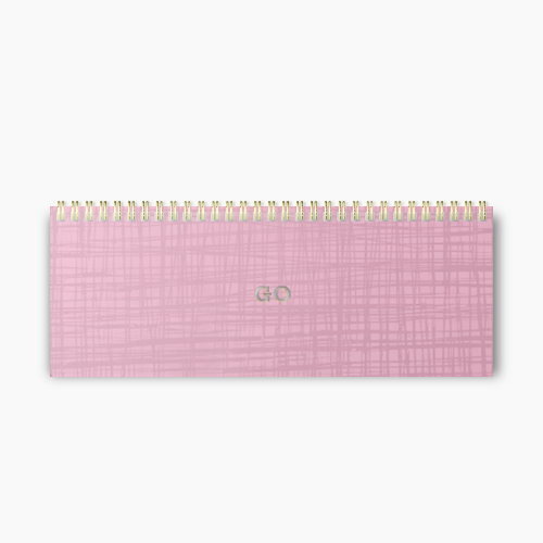 Agenda Premium Teclado Linho Rose