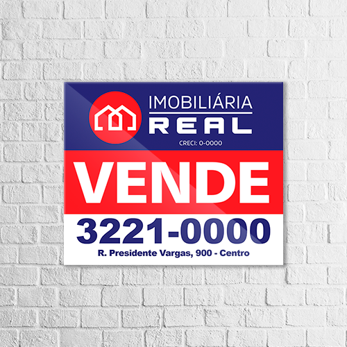 Placa Imobiliária