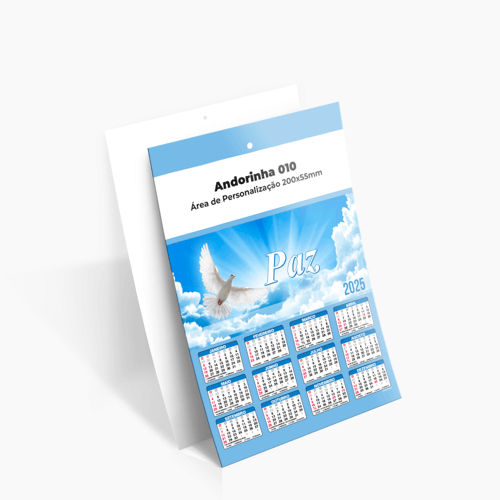 Folhinha 2025 para Personalizar