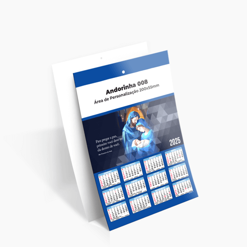 Folhinha 2025 para Personalizar