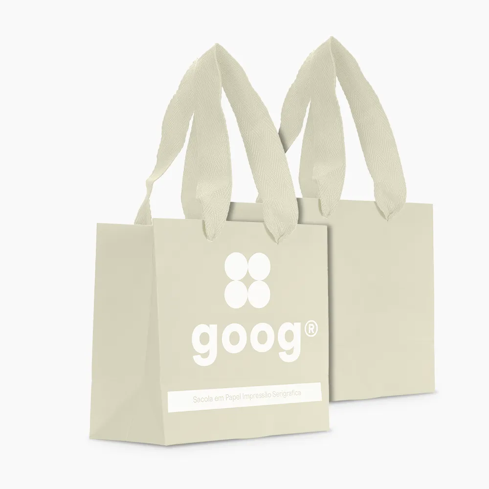 Sacola em Papel Personalizado em Silk - Premium