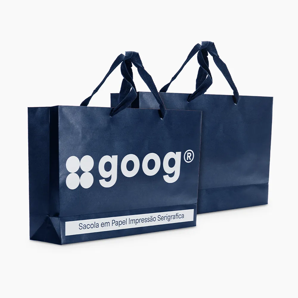 Sacola em Papel Personalizado em Silk - Premium