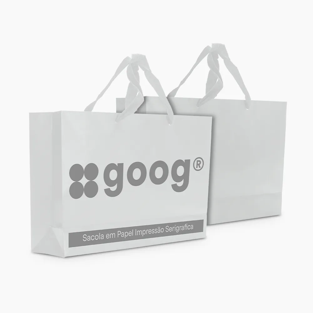 Sacola em Papel Personalizado em Silk - Premium