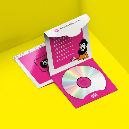 Envelope CD e DVD com Encaixe