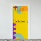 Adesivo para Porta de Vidro
