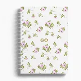 Agenda Premium Diária Branco Floral