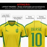 Camisa Brasil Personalizada