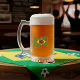 Caneca de Chopp Vidro Jateado 475ml