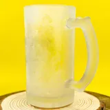 Caneca de Chopp Vidro Jateado 475ml