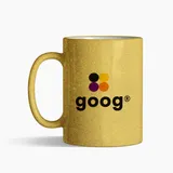 Caneca Perolada Dourada