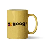 Caneca Perolada Dourada