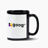 Caneca Preta com Tarja Branca