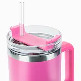 Copo Quencher Térmico 1000ml com Tampa e Canudo
