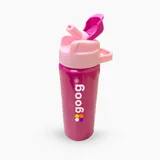 Garrafa Alumínio Com Canudo 600ml