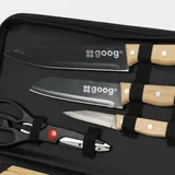 Kit Churrasco Personalizado - 5 Peças com Tábua