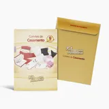 Kit de Amostra Convite de Casamento