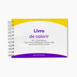 Livro de Colorir A5 - Caderno de Desenho Pintura