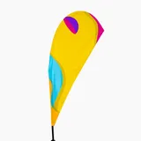 Mochila Wind Flag Completo - Modelo Gota