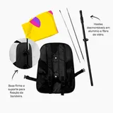 Mochila Wind Flag Completo - Modelo Gota