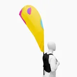 Mochila Wind Flag Completo - Modelo Gota