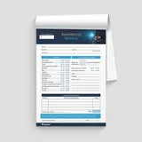 Ordem de Serviço - Assistência Técnica Modelo 08 Bloco com 100 Folhas
