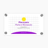 Placa Para Porta e Recepção