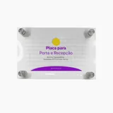 Placa Para Porta e Recepção