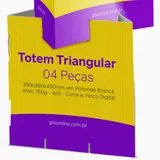 Totem Triangular 4 Peças