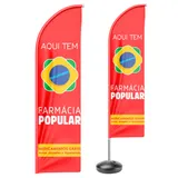 Wind Banner Completo para Piso M - Modelo Faca