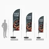 Wind Banner Completo para Piso P - Modelo Faca
