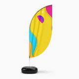 Wind Banner Completo para Piso P - Modelo Pena