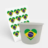 Balde de Pipoca 1500ml e 1 Folha A3 DTF-UV