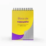 Bloco de Rascunho com 50 Folhas Personalizadas