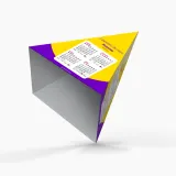 Calendário de Mesa Pirâmide Simples