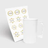 Caneca de Chopp 300ml e 1 Folha A3 DTF-UV