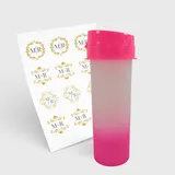 Garrafa Eco World 480ml e 1 Folha A3 DTF-UV