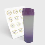 Garrafa Eco World 480ml e 1 Folha A3 DTF-UV