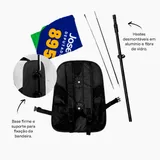 Mochila Wind Flag Completo - Modelo Gota