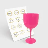Taça de Gin 580ml e 1 Folha A3 DTF-UV