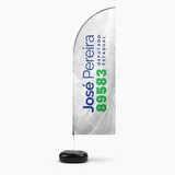 Wind Banner Completo para Piso G - Modelo Faca Eleições