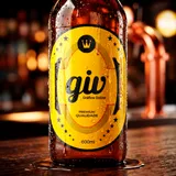 Rótulo para Garrafa de Cerveja