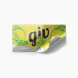 Rótulo para Garrafa de Suco