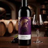 Rótulo para Garrafa de Vinho