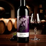 Rótulo para Garrafa de Vinho